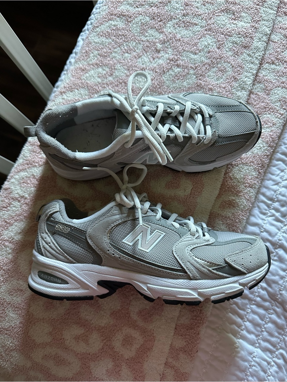New Balance 530s Athletic Sneakers in Light Gray
